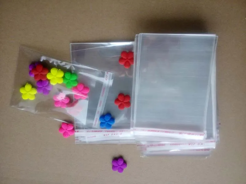1000PCS 4x6cm Clear Resealable Cellophane/BOPP/Poly Bags Transparent Opp Bag Packing Plastic Bags Self Adhesive Seal for jewelry