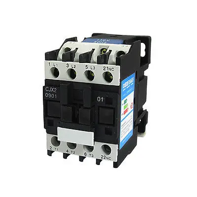 

CJX2-0901 660V 3 Poles 3P NC 35mm DIN Rail AC Contactor 110V Coil