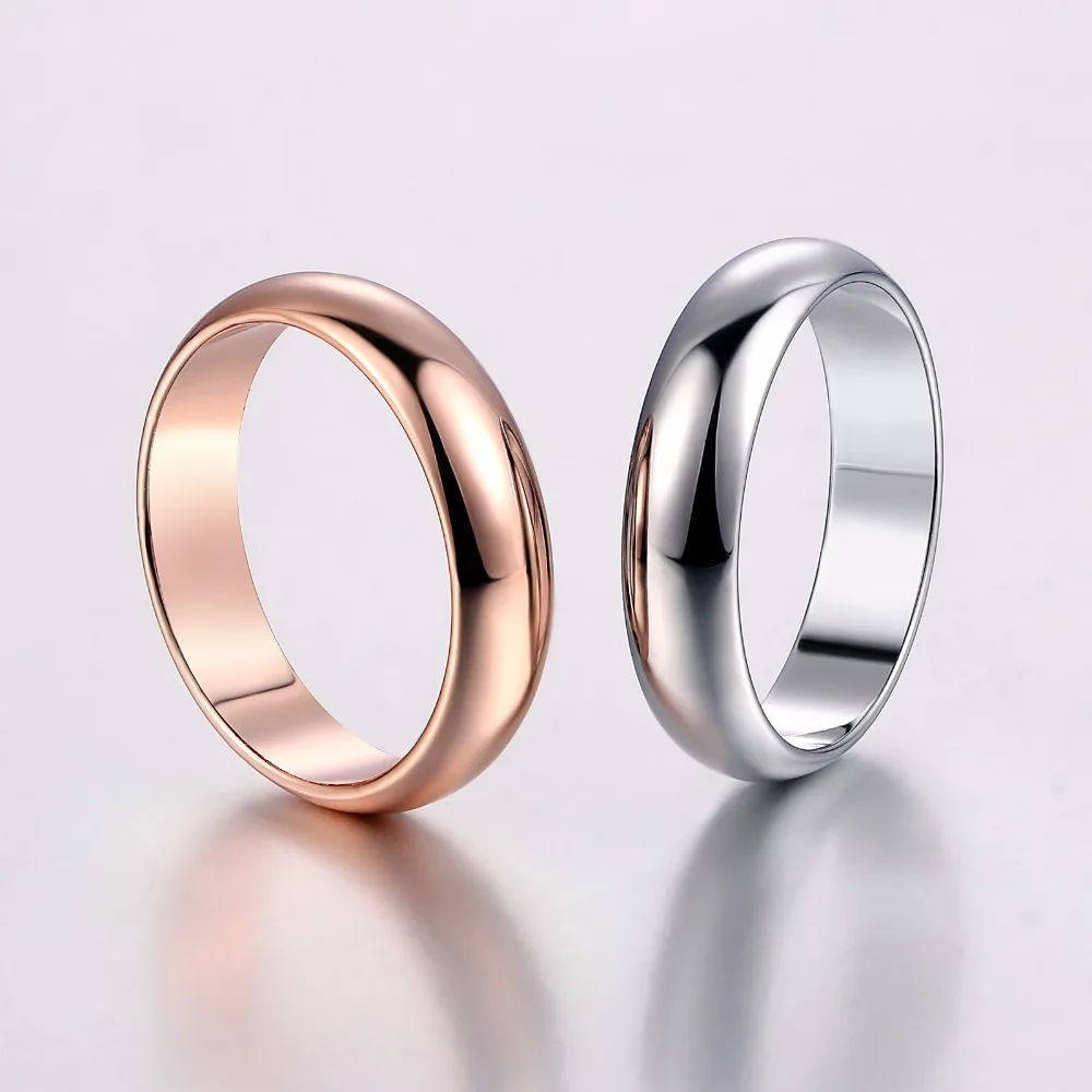 DWR049 Top Quality Classic Anti Allergy 18KRGP Finger Rings For Men And Women Fashion Brand Simple Style Jewelry Anel Anillos