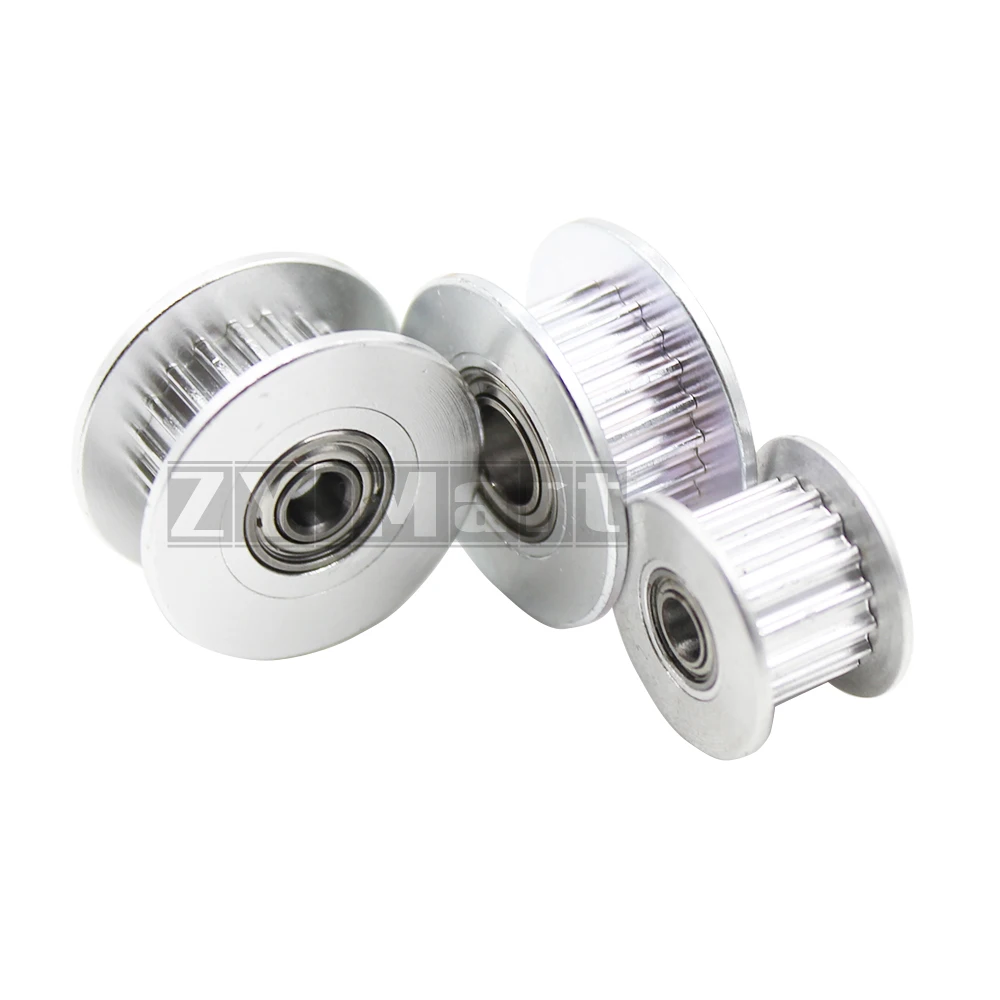 GT2 Pulley 16/20 With Teeth Pulley 16/20Teeth OR Without Teeth Timing Gear Bore 3/5mm for 2GT Belt Width 6mm