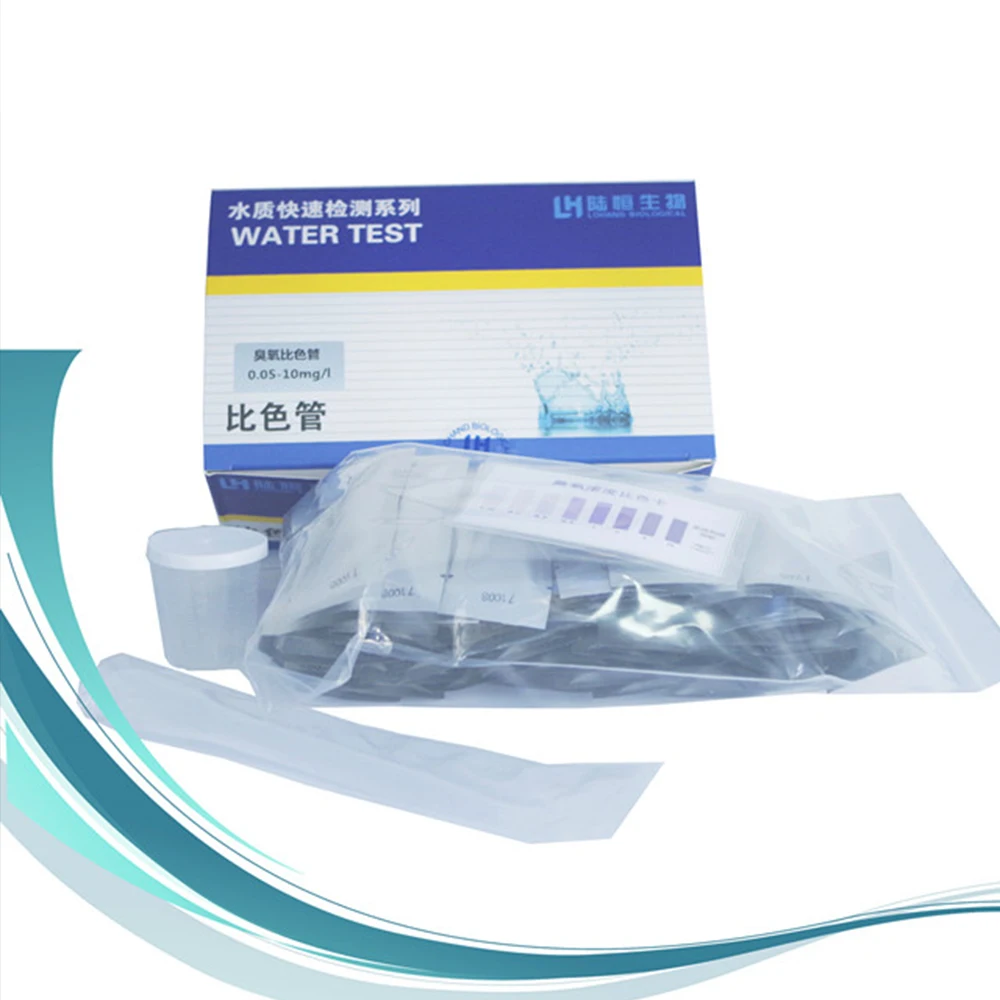 Ozone detection tube test tube colorimetric test strip water quality ozone rapid detection reagent ozone in water