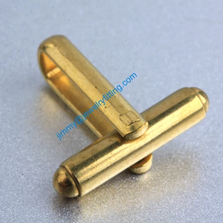 Jewelry findings accessories Brass Cufflinks