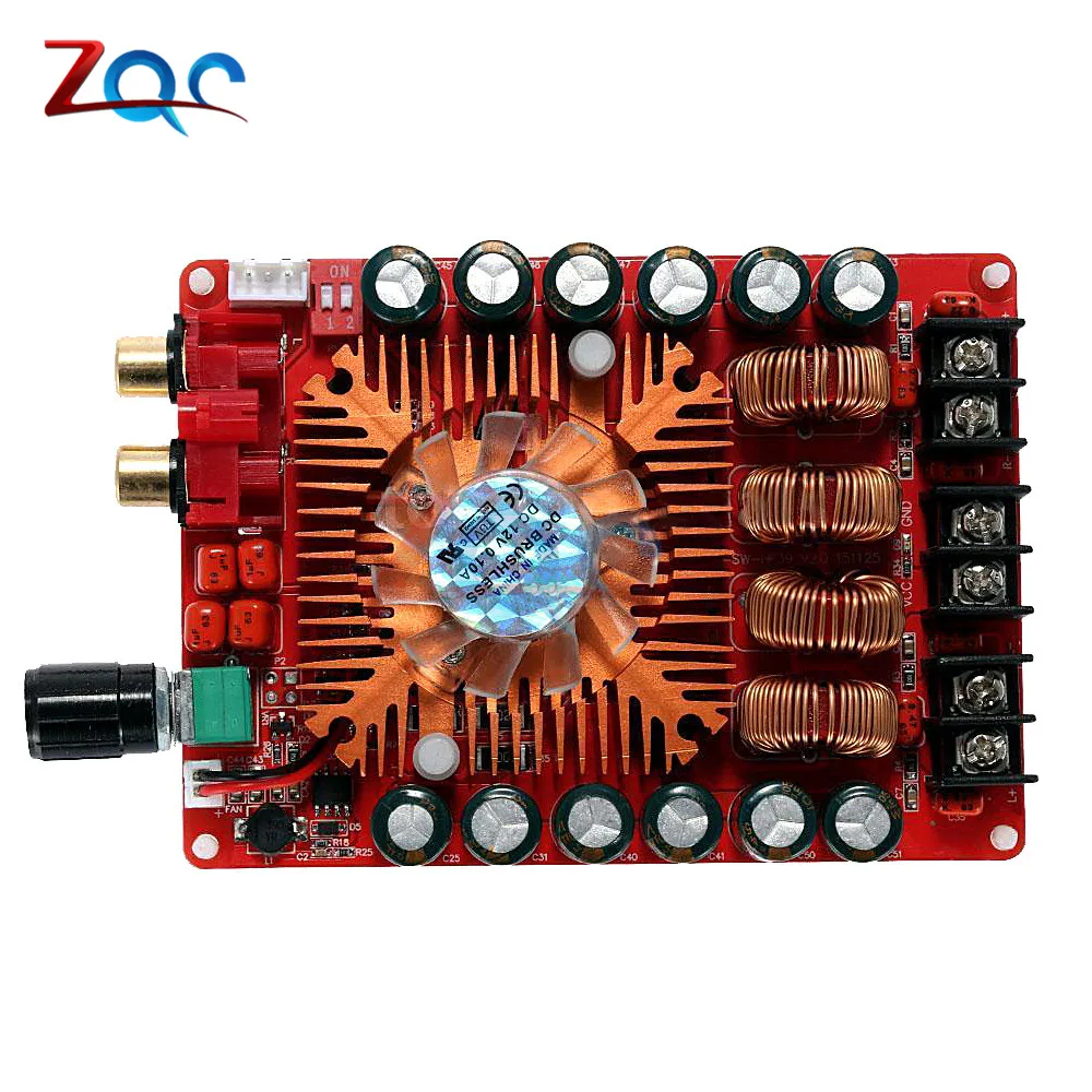 TDA7498E 2X160W Dual Channel Audio Amplifier Board Support BTL mono 220W DC 24V Digital Stereo Power Amp Board Amplifiers