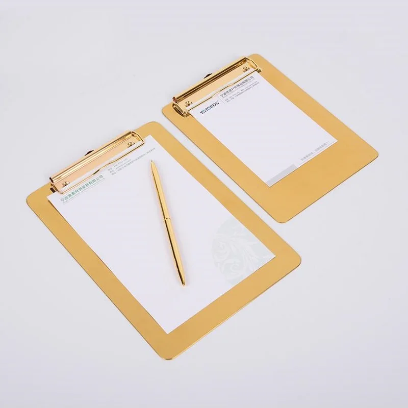 writing splint  Golden Stainless Steel Folder menu