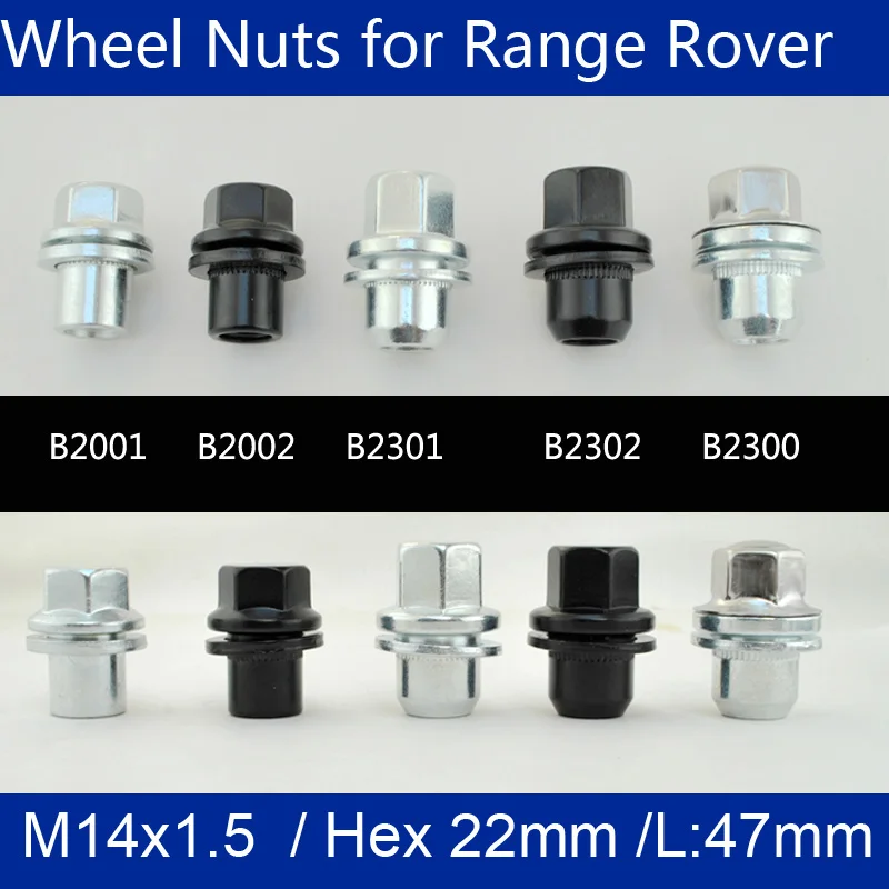 High Quality Car Wheel Nut RRD500510 for LR Discovery 3 /4 Range Rover Sport auto replacement parts nuts supplier in aftermarket