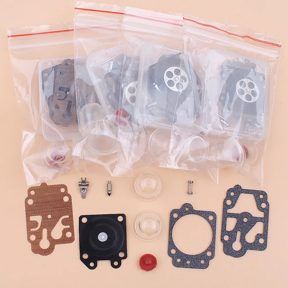 Kit de carburador para desbrozadora, 43CC, 52CC, 40-5, 44F-5, 34F, 36F, 139F, Mitsubishi TL33, TL43, TL52, CG260, CG330, CG430, CG520, 5 unidades