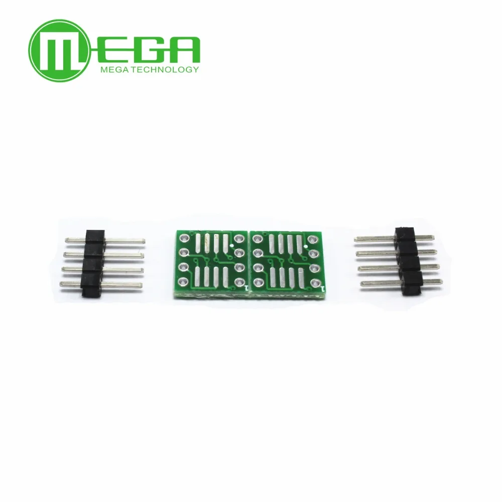 80PCS SOP8 turn DIP8 / SOIC8 to DIP8 IC adapter Socket PB FREE with Pin Header