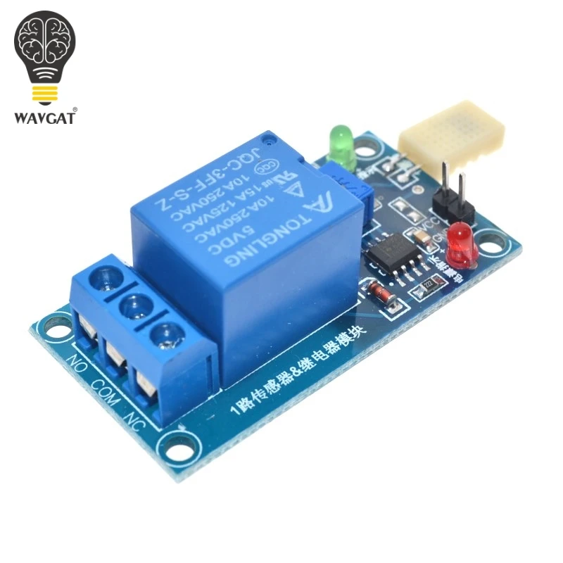 5V1 Channal 1CH Humidity Sensor Switch Relay Module Control Board Humidity Sensor Module