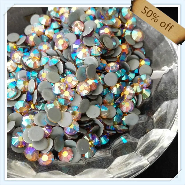 50% off high quality  ss20 5mm LIGHT COLORADO TOPAZ AB color  with  1440 pcs each pack ; for  dresses  free shipping