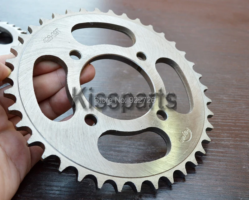 For Suzuki Hyosung Kawasaki HMZ EN GS 125 GN125 RG125 Motorcycle rear sprocket 34-36-48 T 428 chain modification speed-raising