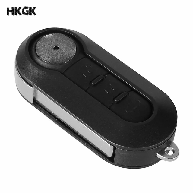 

10pcs/lot 3 Buttons Flip folding Remote Key Case Shell Cover for Fiat 500 Punto Ducato Stilo Panda Keyless Entry