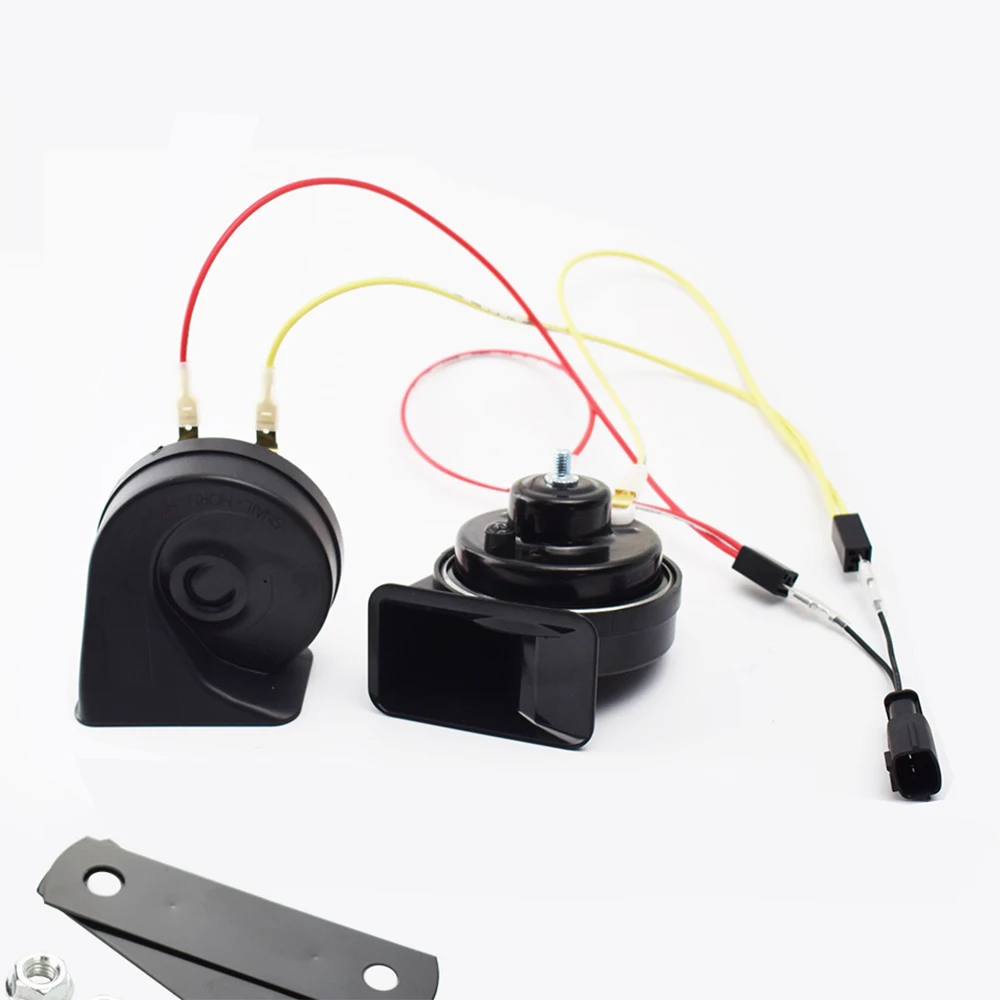 2PCS Snail Horn 12V 110-125db 410/510Hz Car Horn Waterproof Loud High Low Pitch Auto Horns For Hyundai Creta ix25 2014-2020