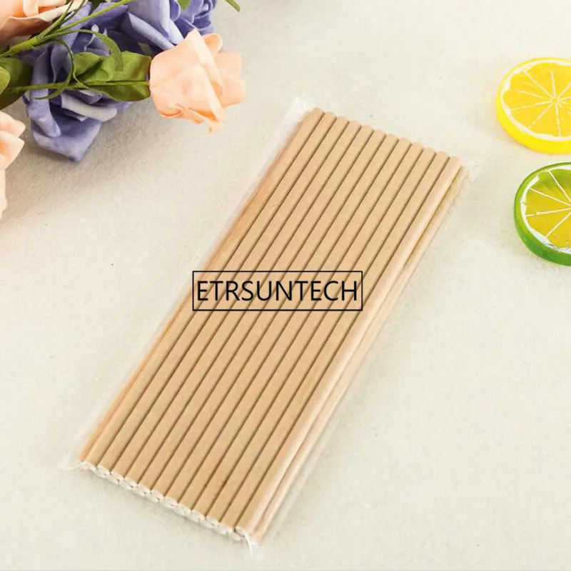 10000pcs Solid Plain Brown Kraft Paper Straws Bulk-Biodegradable Rustic Party Drinking Restaurant Juice Coffee Smoothies Soda