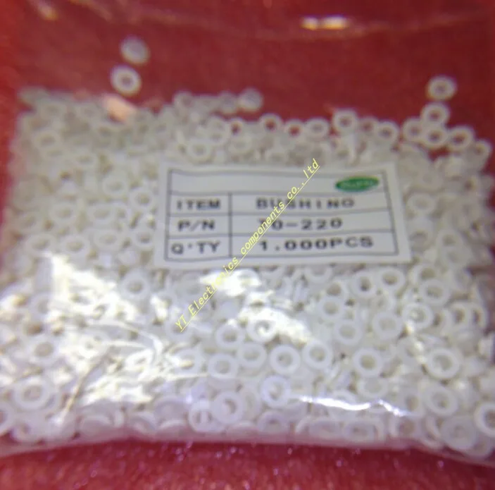 100pcs TO-220 insulation tablets circle M3 transistor pads Bushing TO - 220 Plastic Insulation Washer