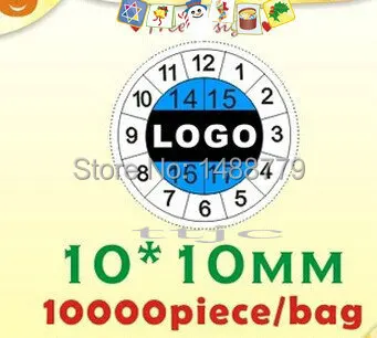 free shipping and design, Fragile paper labels, the warranty stickers, time label, label printing, label custom 10*10MM