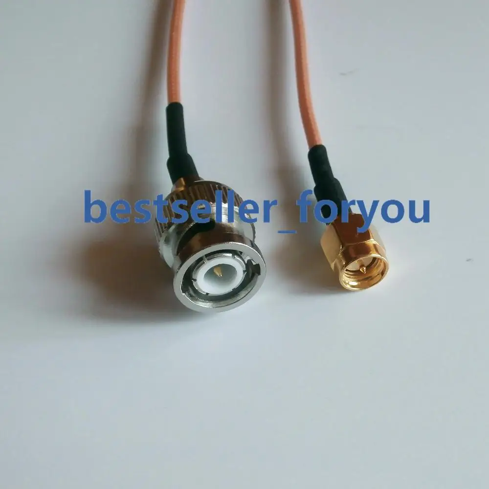 

3 feet SMA Male Plug to BNC Male RF Pigtail Jumper Caxial Cable RG316 100cm