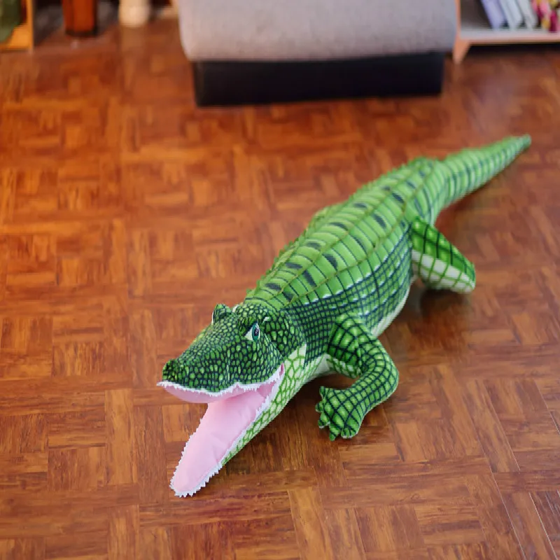 100cm New Arrival Big Size real life Crocodile Plush Toys Stuffed Animals Doll Kids Toy Cushion Pillow Toys Gifts COSOTO