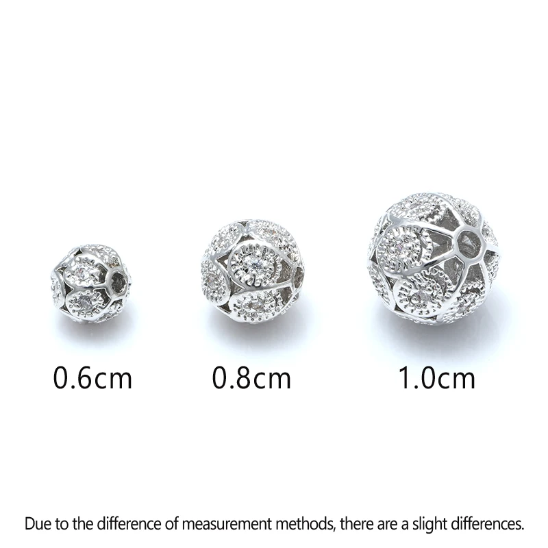 6mm/8mm/10mm Round Ball Beads DIY Women  Necklace Bracelet Accessories for Jewelry Findings Handmade Man Bracelets