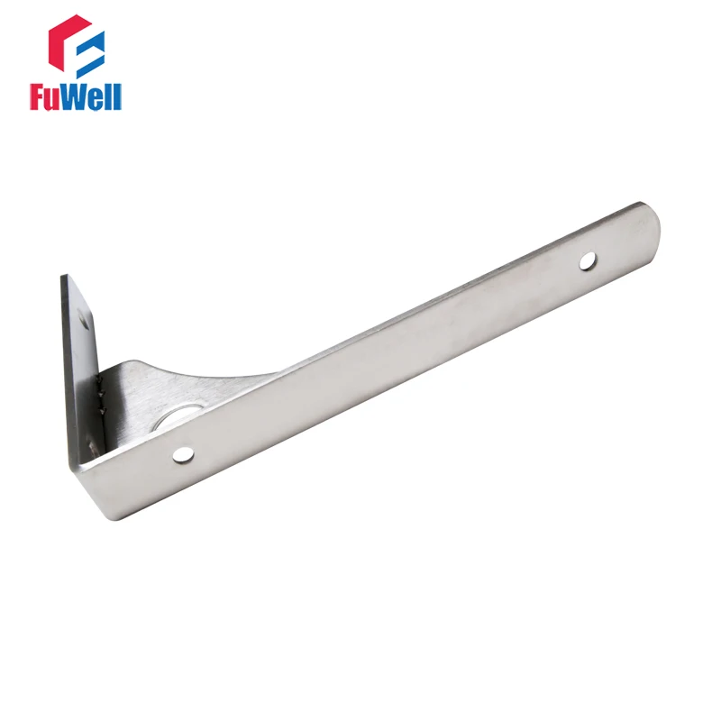 1pair(2pcs) Triangle Bracket 6/8/10/12/14/16inch Triangular Table Bracket Support Stainless Steel Wall Triangle Bracket