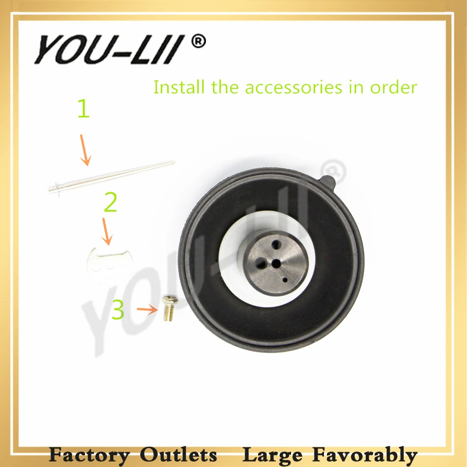 YOULII  GY6 50CC ATV Karting and scooters gy6 18MM plunger kit carburetor repair kits (most fully configured) Moped Scooter