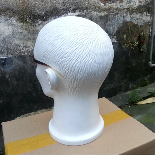 

Free Shipping!!Top Quality High Grade Fiberglass Manikin Head Fashionable Male Head For Display Glass and Earphone On Sale