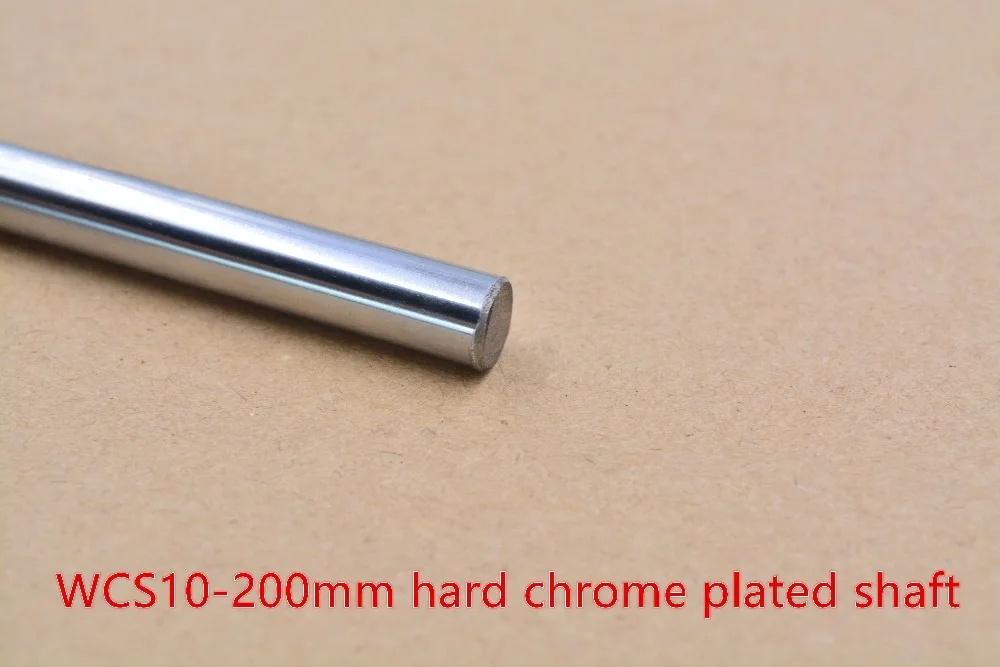 

3D printer rod shaft 10mm linear shaft L 200mm chrome plated linear guide rail round rod shaft for cnc robot 1pcs