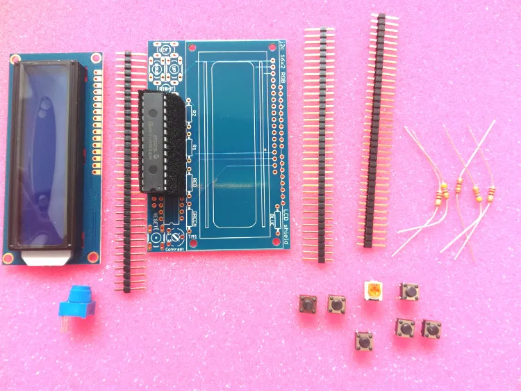 

Spot 772 LCD Shield Kit 16x2 Character Display Board Module
