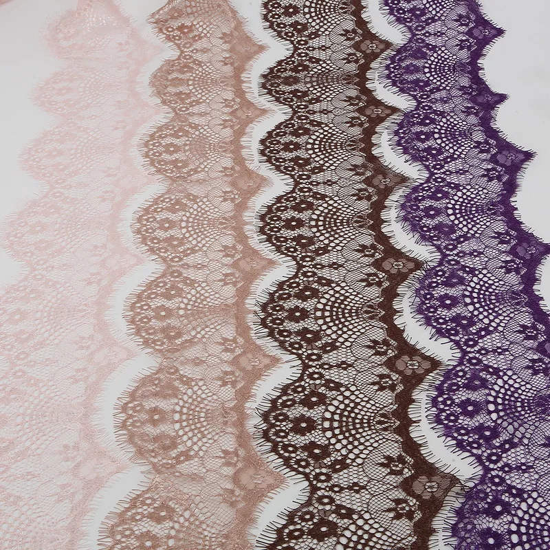 3 Yards 9.5cm 10 Colors Flower Embroidered Lace Fabric Trim Ribbons for DIY Sewing Handmade Materials Garment Accessories