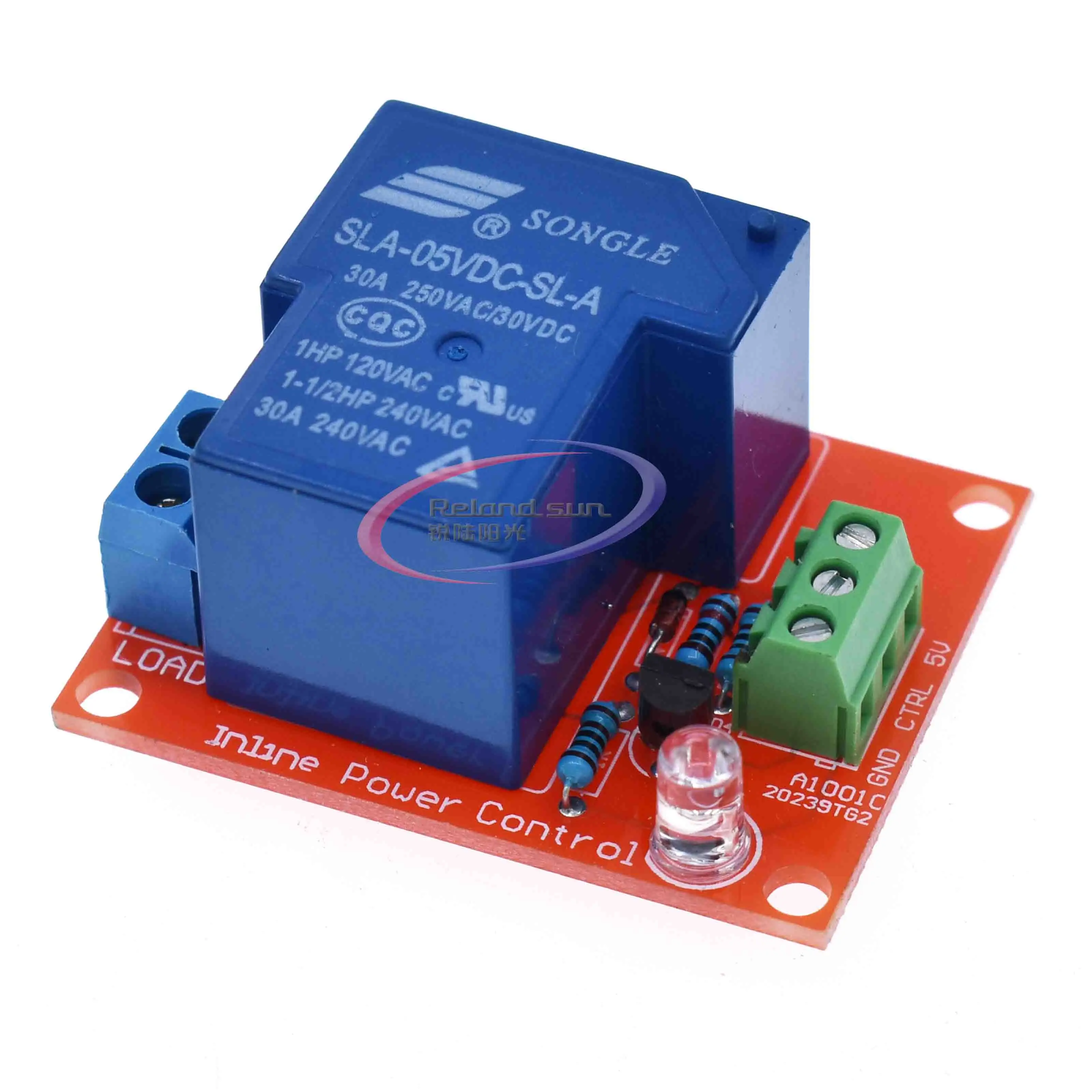 5V 30A High Power 1-Channel Relay Module H/L Level Triger for Arduino Mega 2560 AVR PIC DSP ARM SLA-05VDC-SL-A