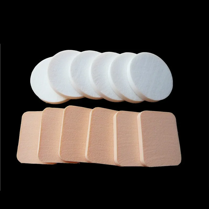 Wholesale High density 53x7mm Sponge Face Makeup Foundation Powder Flawless Puff Facial Cosmetic Tool 500pcs/lot free shipping