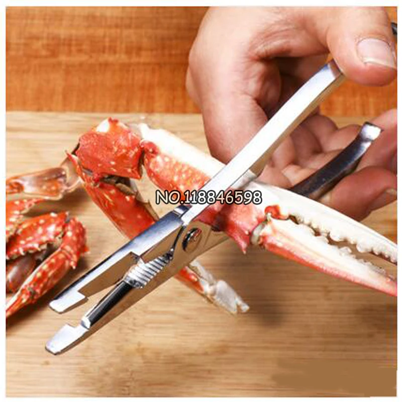 Free Ship Professional Nut and Seafood Tool  Zinc Alloy Picnic Material Home Use Eating Crab Pliers