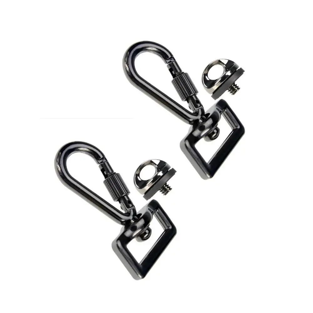 2 Sets Quick Release Trigger Snap Hook Lobster Clasp with Screw Lock for Camera Sling Strap