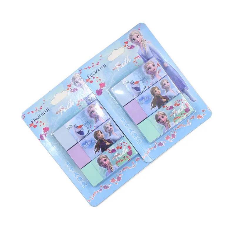 3 PCS Disney Frozen Eraser Creative Cartoon Oversized Color Elastic Eraser Office School Supplies Kids Kawaii Gift