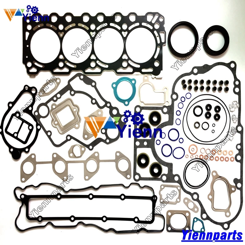 S650 M4-071 M4062 M6040 M7040 M6060 M7060 Overhaul Rebuild Kit For Kubota Tractor Loader Engine Piston Ring Gasket Bearing Set