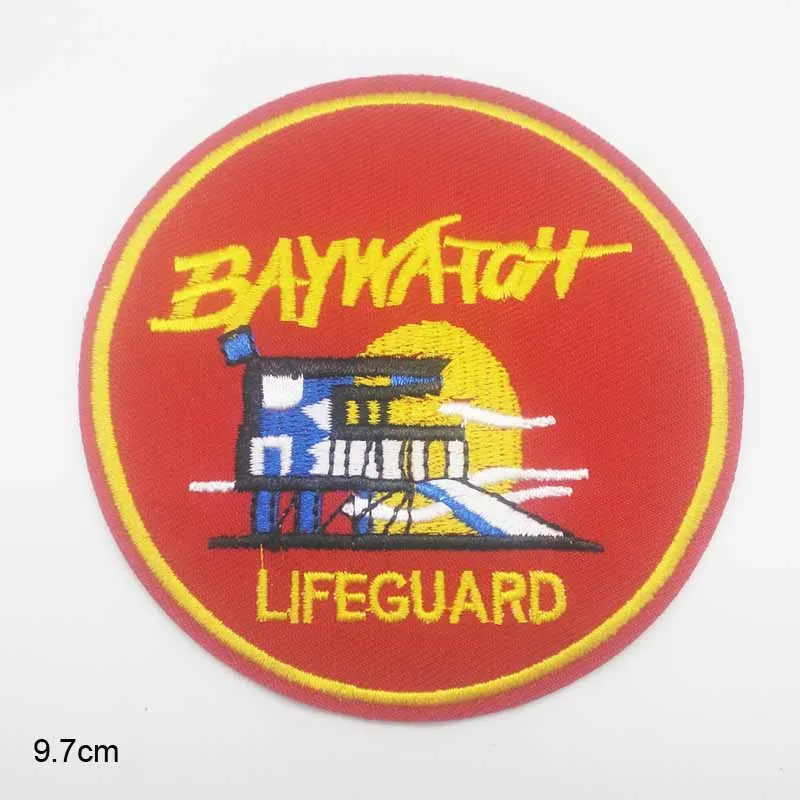 Salvation BAYWATCH LIFEGUARD Iron On Embroidered Clothes Patch For Clothing Accessories 2017 New Arrival