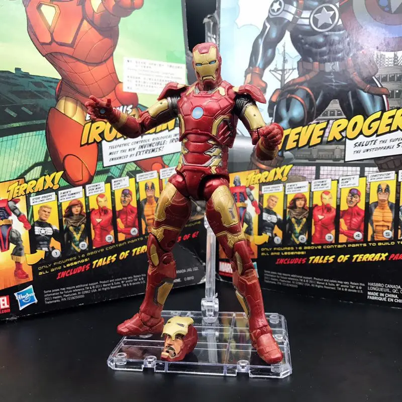 Marvel Legends Avenger Ironman Mark MK 43 Armor con soporte 6 "figura de acción suelta