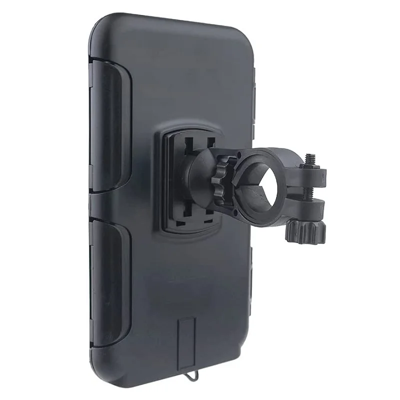 Untoom Waterproof Bicycle Phone Holder Stand Motorcycle Handlebar Cell Phone Support Mount Touchscreen Bike Phone Bag Case Cover