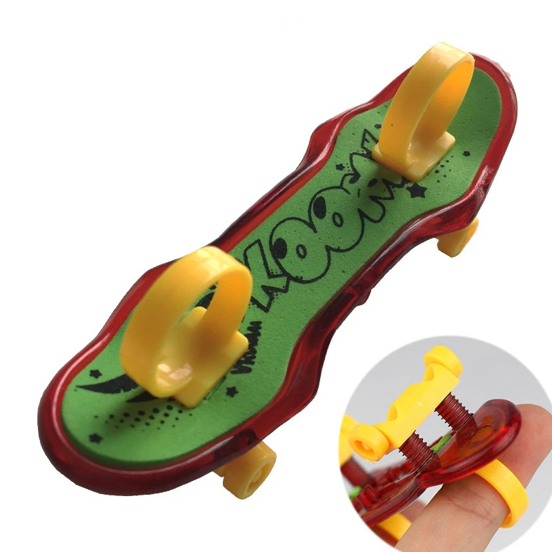 Giocattolo scorrevole per dita in plastica creativo bambini bambini Mini finger Board tastiera in lega Skate Boarding Toys regalo Boy Toys