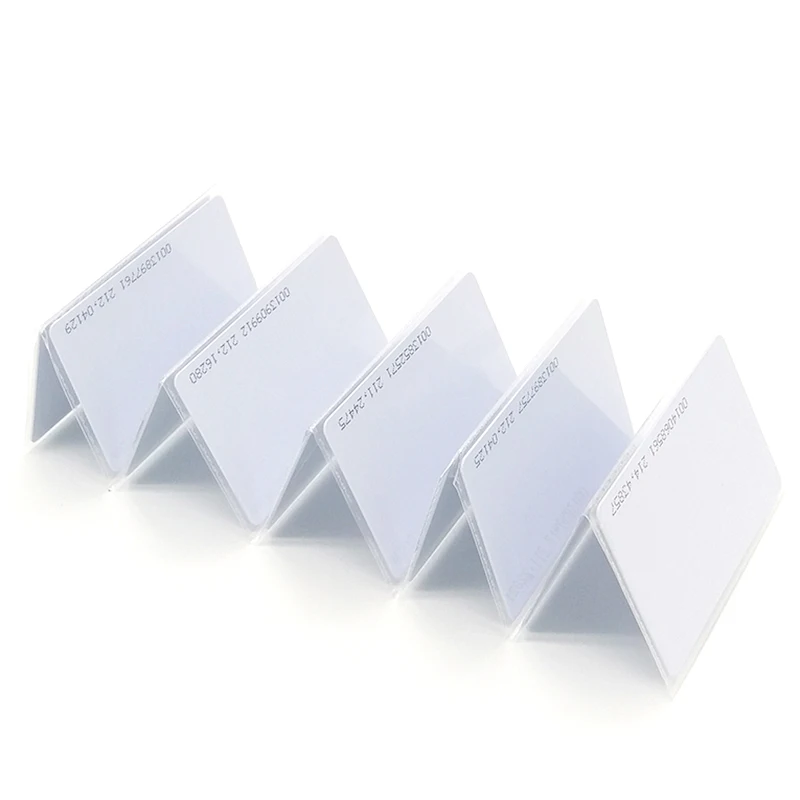 100pcs RFID Card 125KHZ Smart Proximity  EM4100 TK4100 TAG ID Cards for Access Control Time Attendance