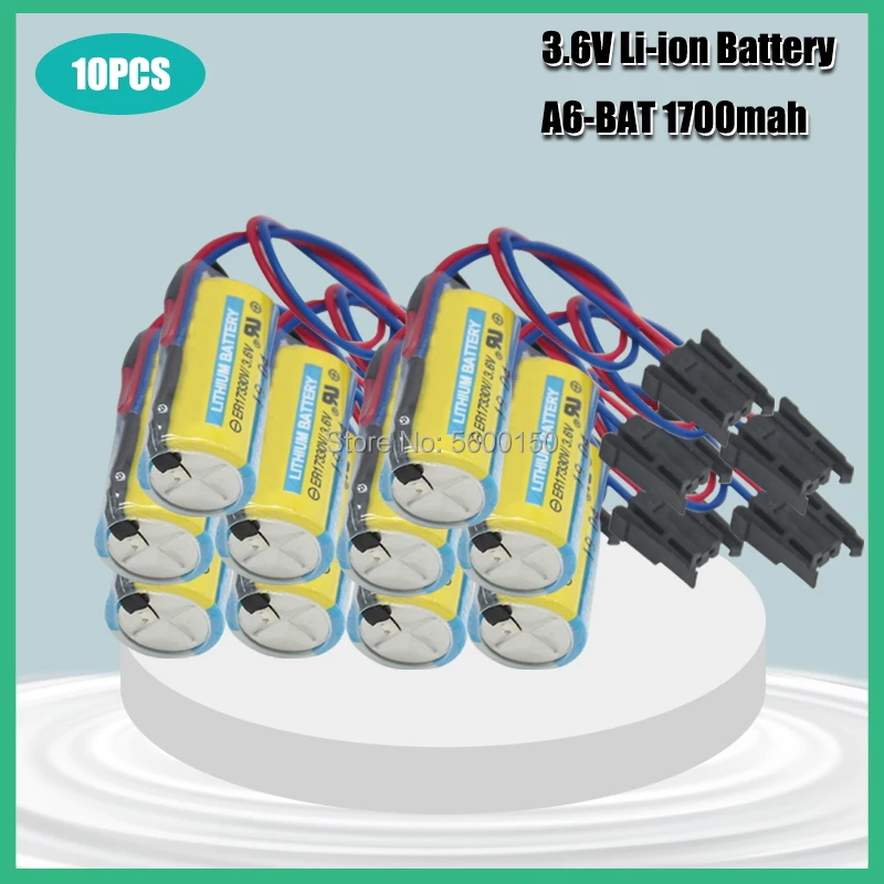 

Батарейки PLC ER17330V 3,6 V для Mitsubishi Servo A6BAT, 10 шт.