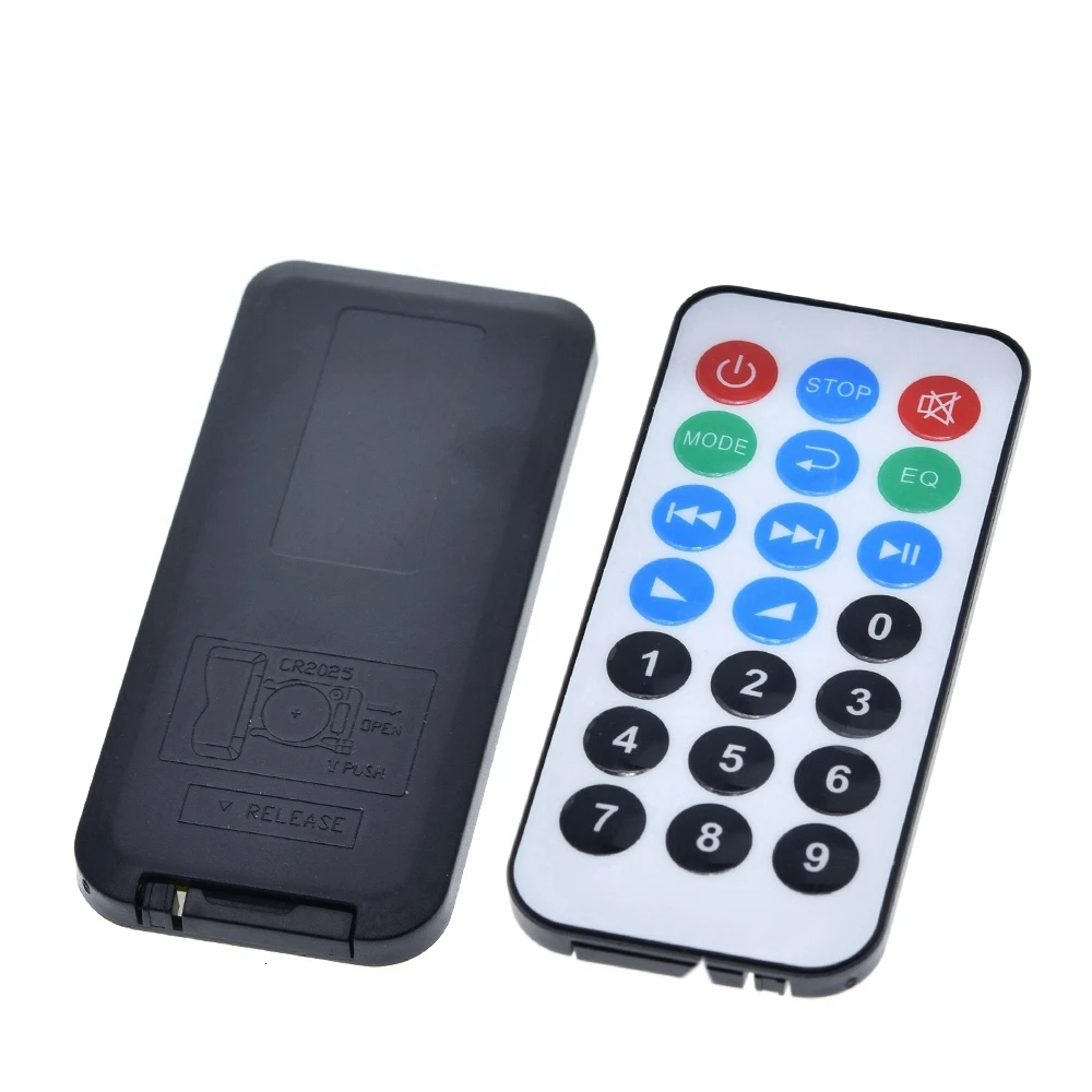 21 key MP3 decoder board remote control without batteries