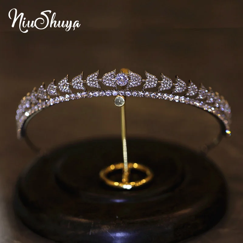 

NiuShuya Fashion Rhinestones Headband For Women Girls Wedding Bridal Crown Hairband Tiaras Hair Accessories Jewelry