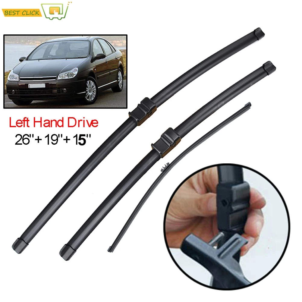 Misima Windshield Windscreen Wiper Blades Set For Citroen C5 Hatchback 2004 - 2007 Front Rear Window Wiper Kit 2005 2006