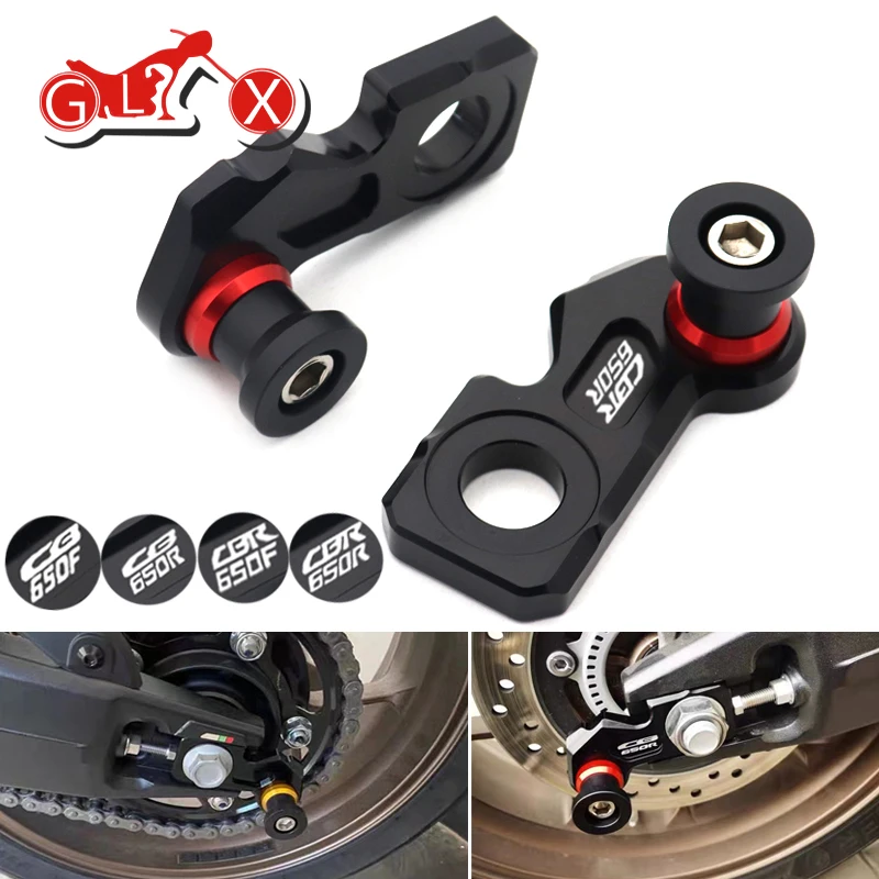 Motorcycle CNC Accessories For Honda CBR650R CBR650F CB650R CB650F CBR CB 650R 650F Rear Wheel Axle Stand Pick Up Hook Set Screw