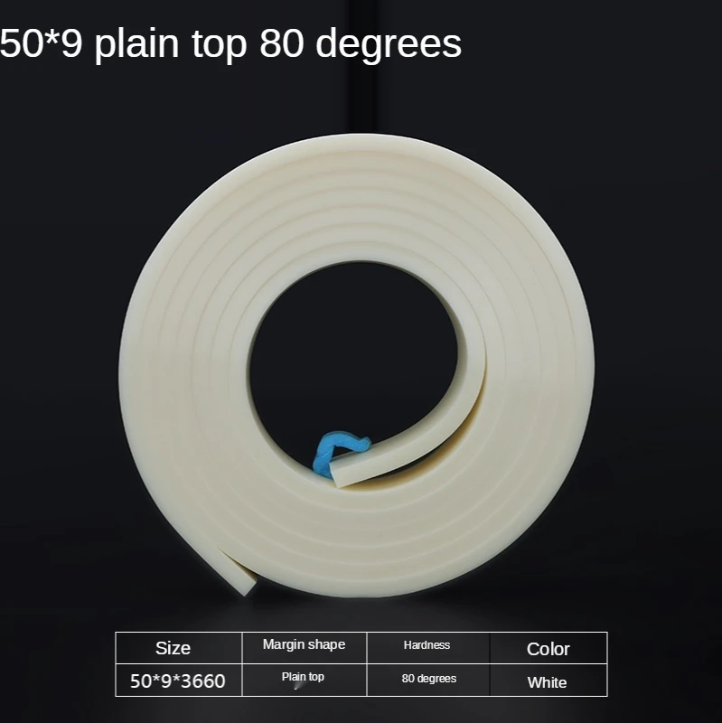 50mm * 9mm Flache Siebdruck Rakel Gummi 55A 65A 75A 80A DIY Siebdruck Tinte Scratch Board werkzeuge Rakel Gummi Klinge – Detail 17