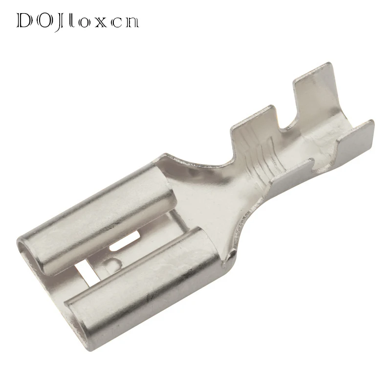 20/50/100/200 Pcs 9.5mm Spring Terminal Connector Plug-In Wiring Cold-Pressed Terminal Copper Plug-In DJ622-D9.5*1.2C G256