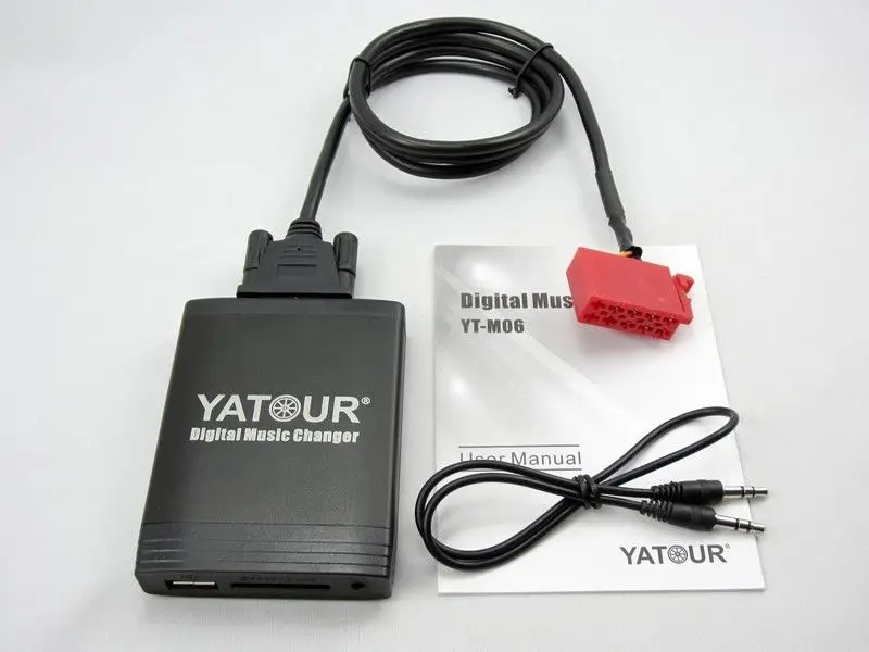 

Yatour Digital USB SD Aux Music Car Stereo MP3 Adapter for Mercede Benz 10-Pin Interface 1994-1998 W140 W202 W210