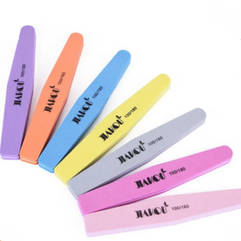 5 Pcs/Set Nail File Buffer Polish Buffer Block Cleaning Brush Nail Files Cuticle Pusher Manicure Tools Kits