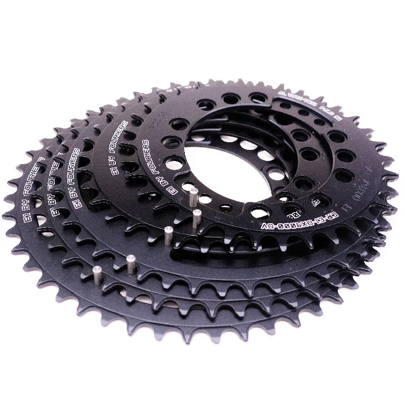 FOURIERS DX8000 Oval Bicycle ChainRing MTB 11 Speed 96 PCD Chainwheel Crankset34-48T