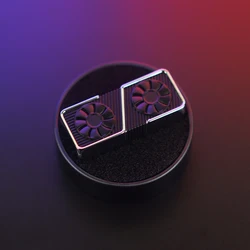 Keystone 3060ti3070 Graphics Card Enter Key Cap For MX Switch Mechanical Keyboard Zinc Aluminum Alloy Metal Keycaps 2.25U 2.25X